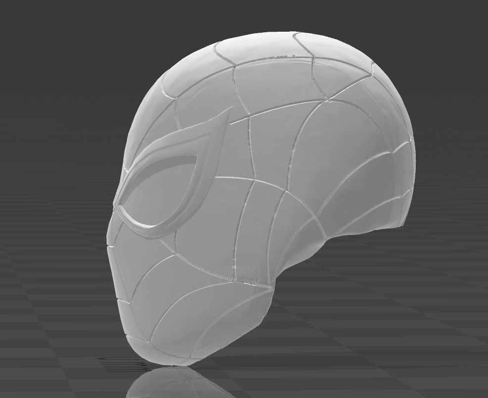 PS4 Spider-Man Head 3D print model_1