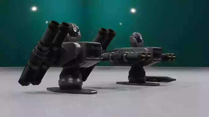 rocket launcher 3D model