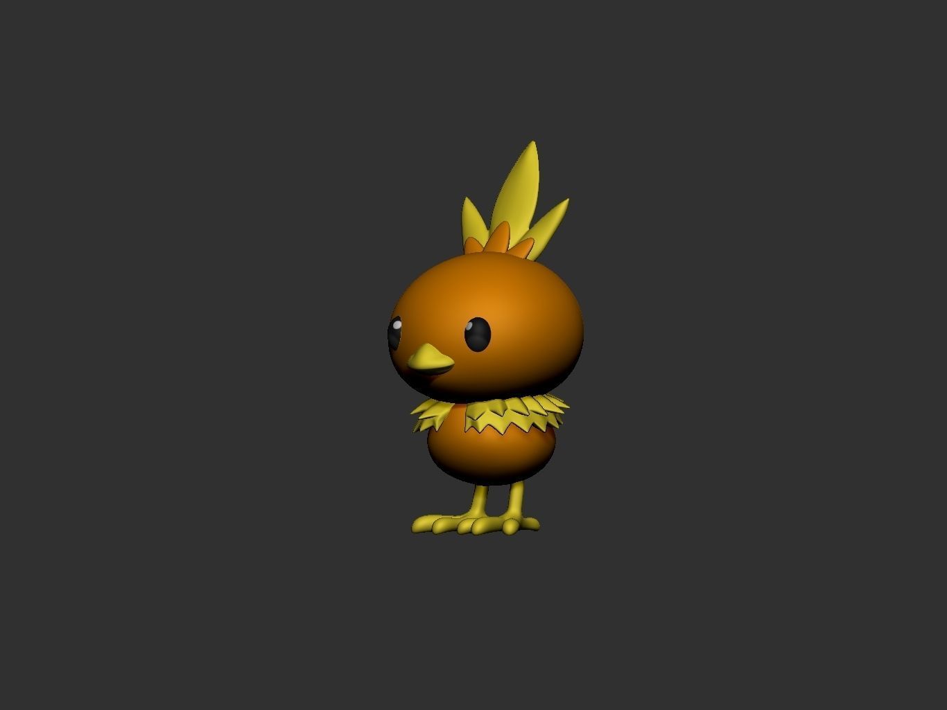 pokemon torchic evolution pack 3D print model_10