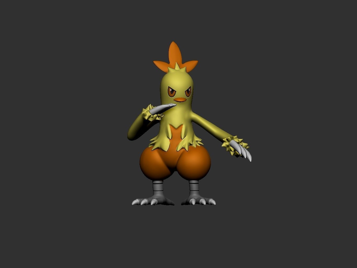 pokemon torchic evolution pack 3D print model_11