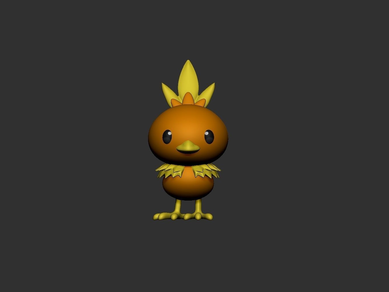 pokemon torchic evolution pack 3D print model_2