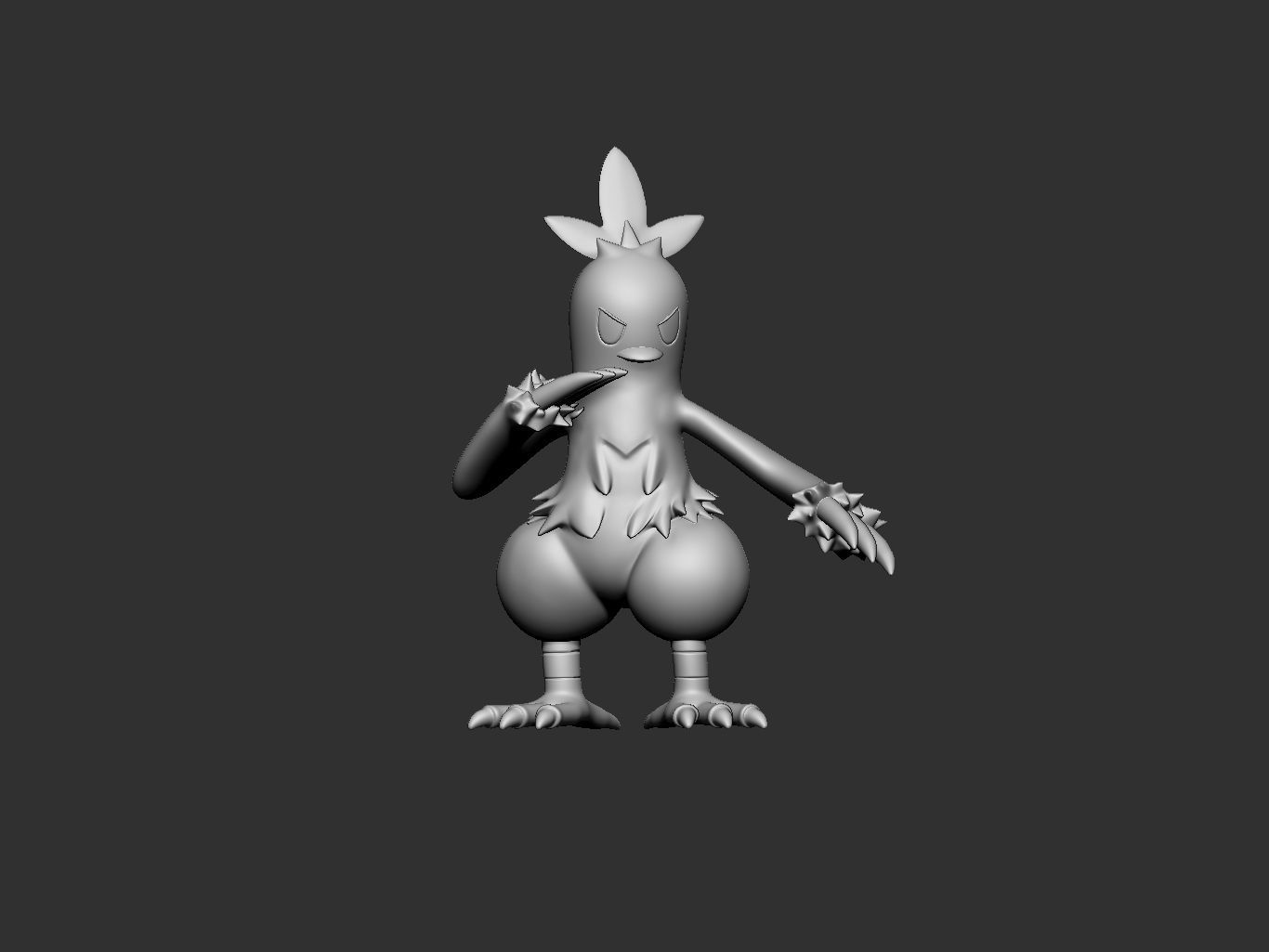 pokemon torchic evolution pack 3D print model_14