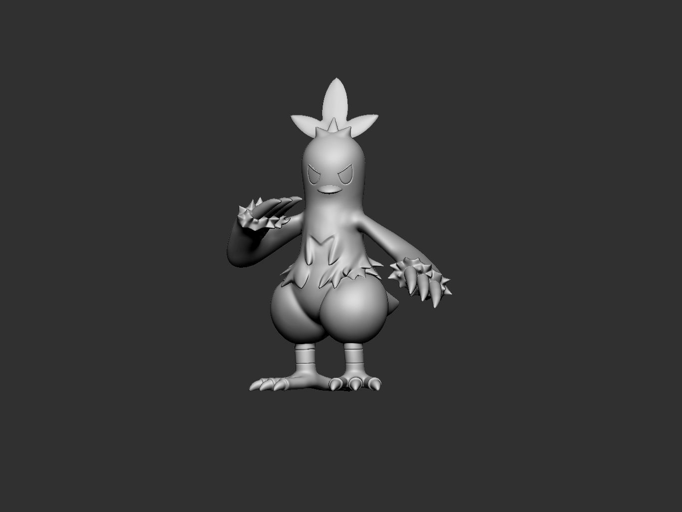 pokemon torchic evolution pack 3D print model_8