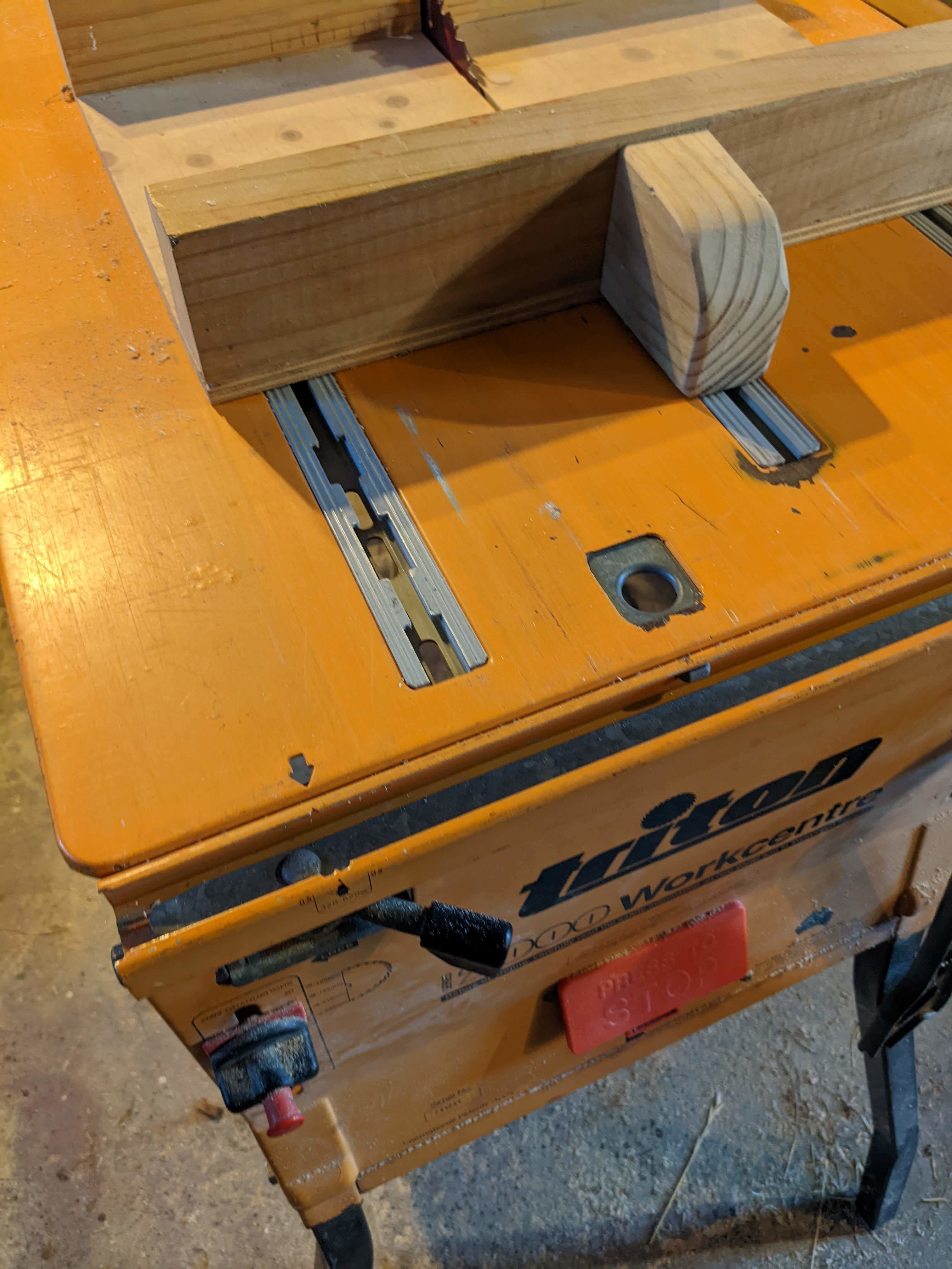 Triton 2000 Work Bench Rail 3D print model_2