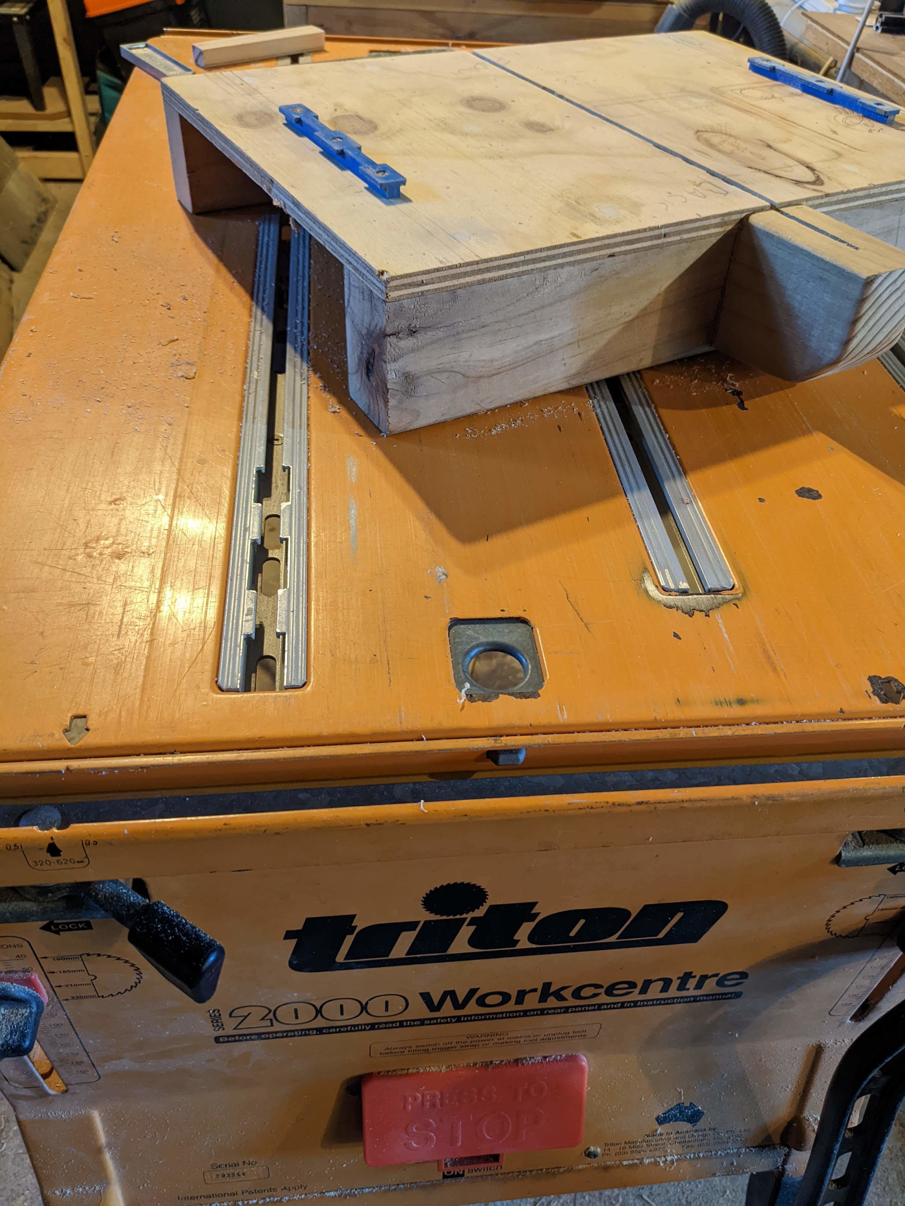 Triton 2000 Work Bench Rail 3D print model_1