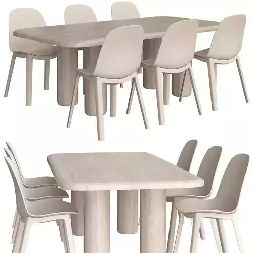 Kitchen chair IKEA Odger 3d model