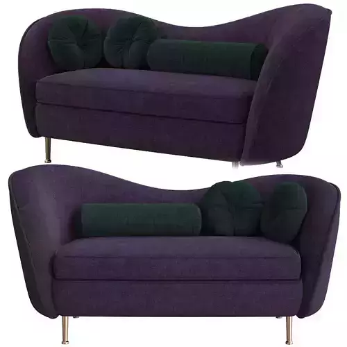 Kooper 2 Seater Sofa Deep 3d model