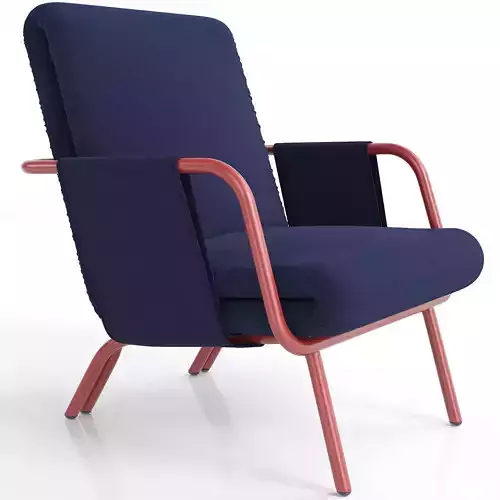 Diplopia armchair by Miniform 3d model