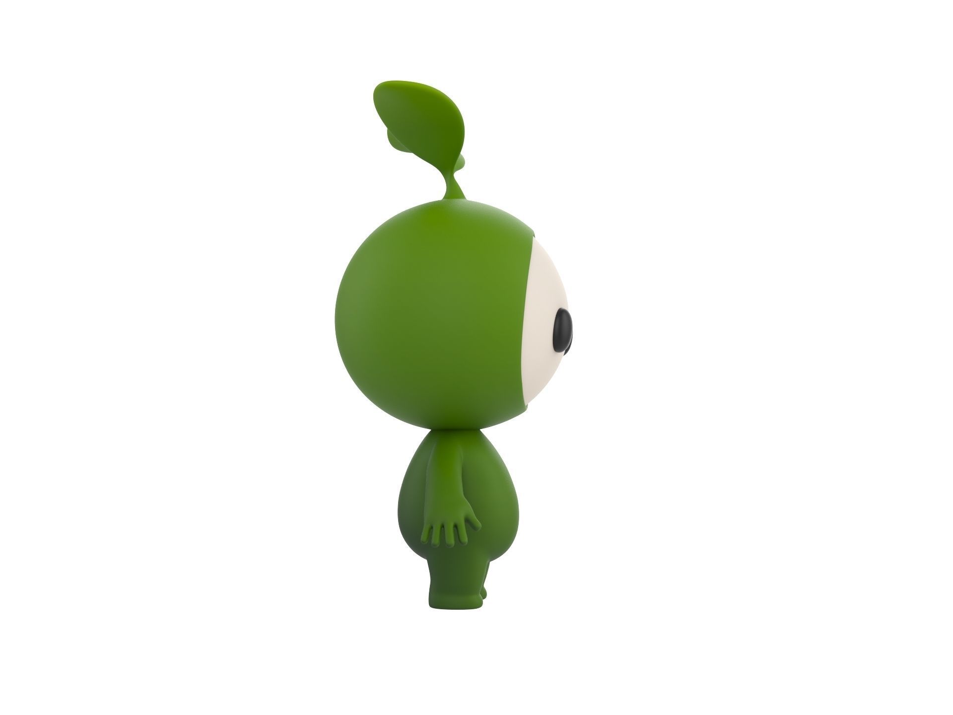 Character181 Rigged Mascot 3D model_10