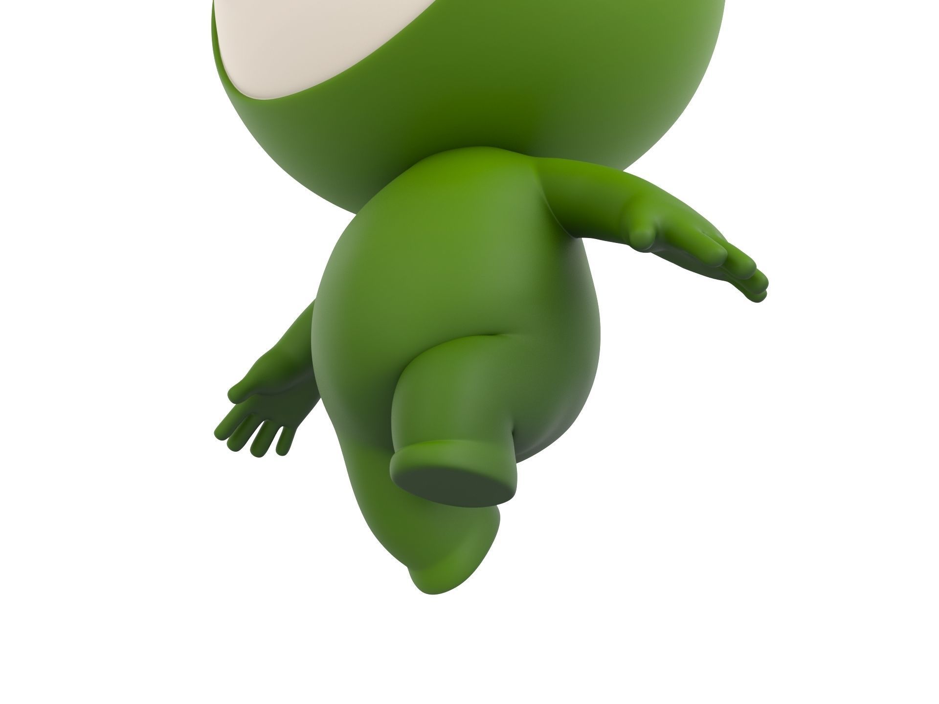 Character181 Rigged Mascot 3D model_7