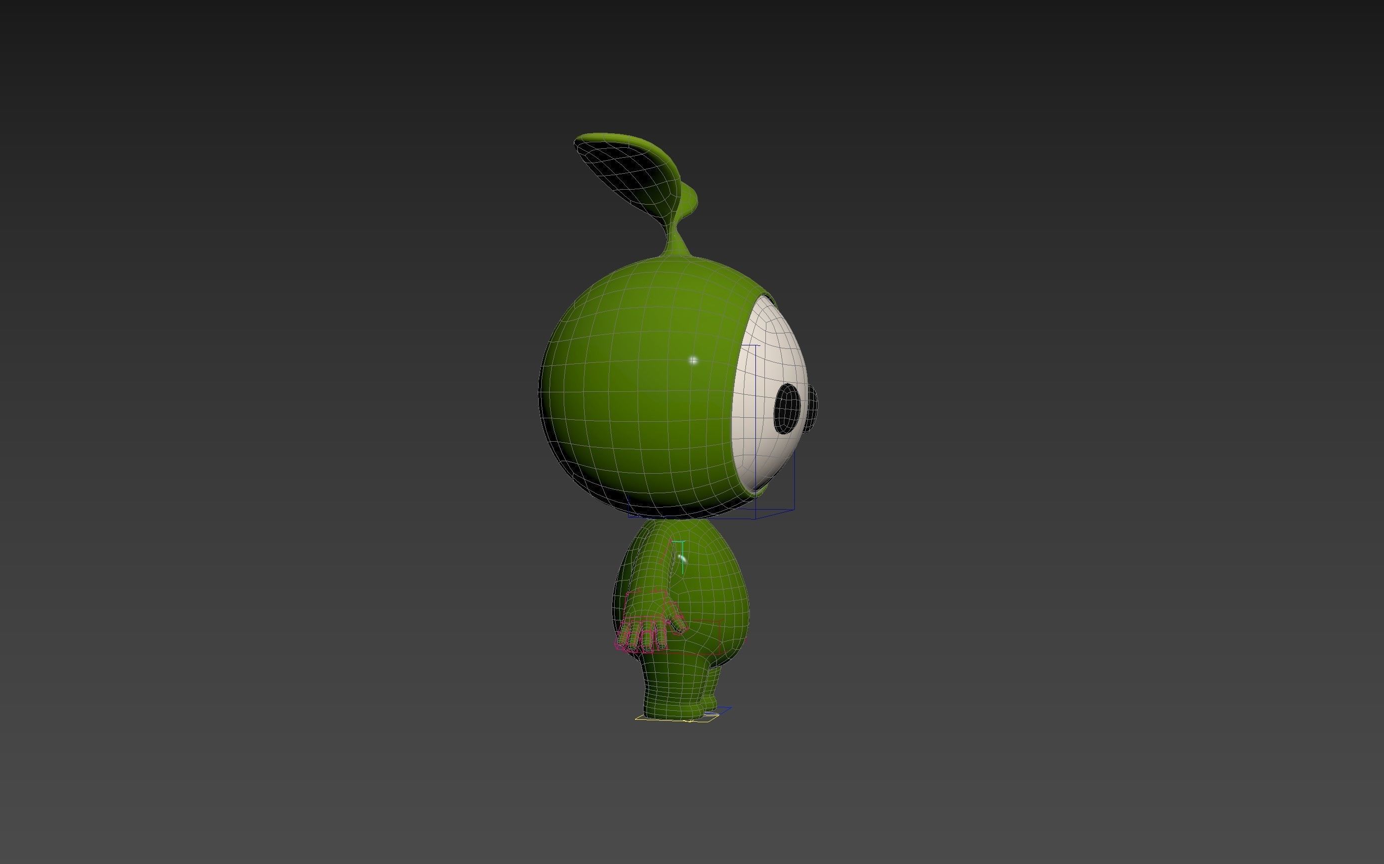 Character181 Rigged Mascot 3D model_23