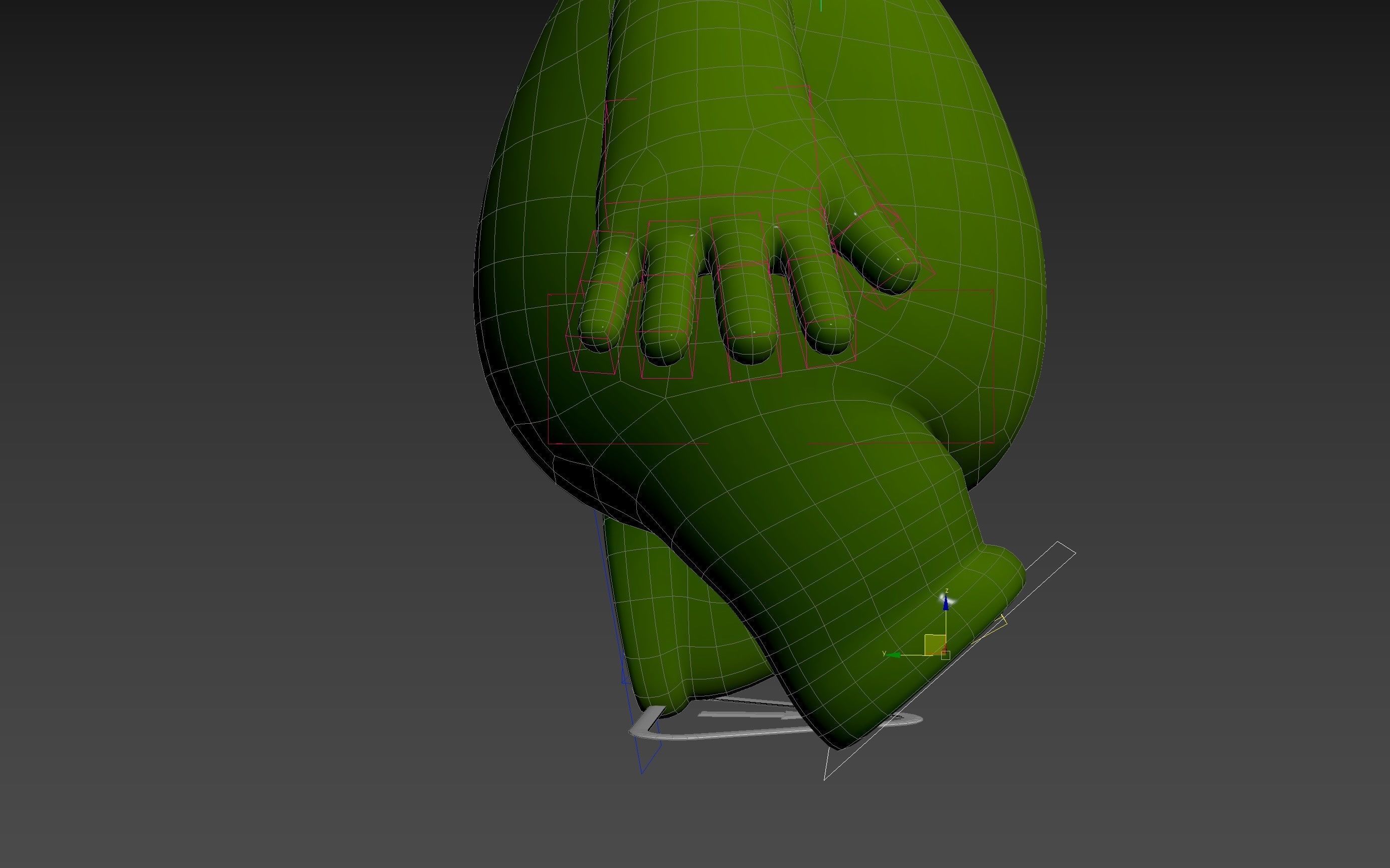 Character181 Rigged Mascot 3D model_36