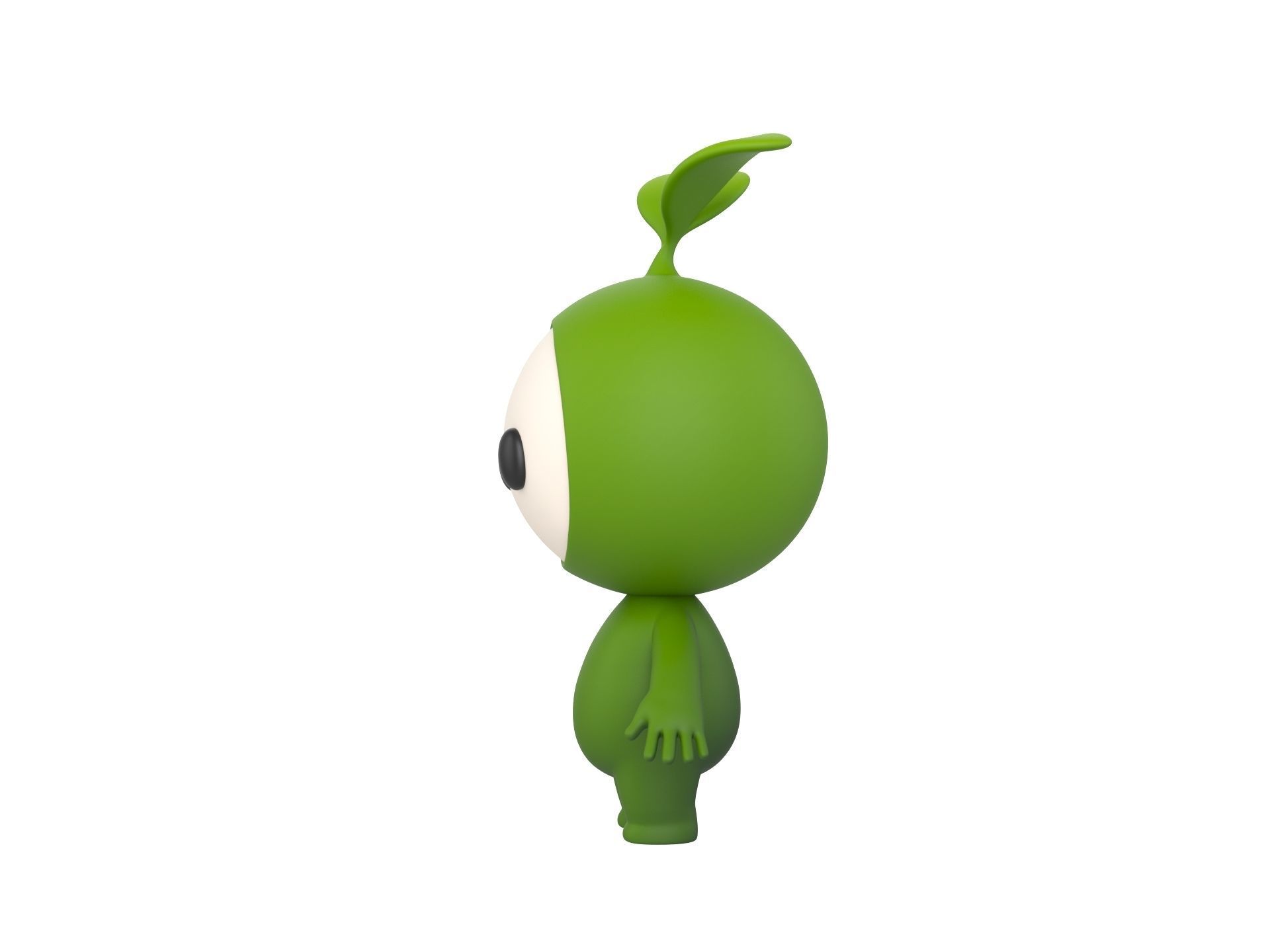 Character181 Rigged Mascot 3D model_14