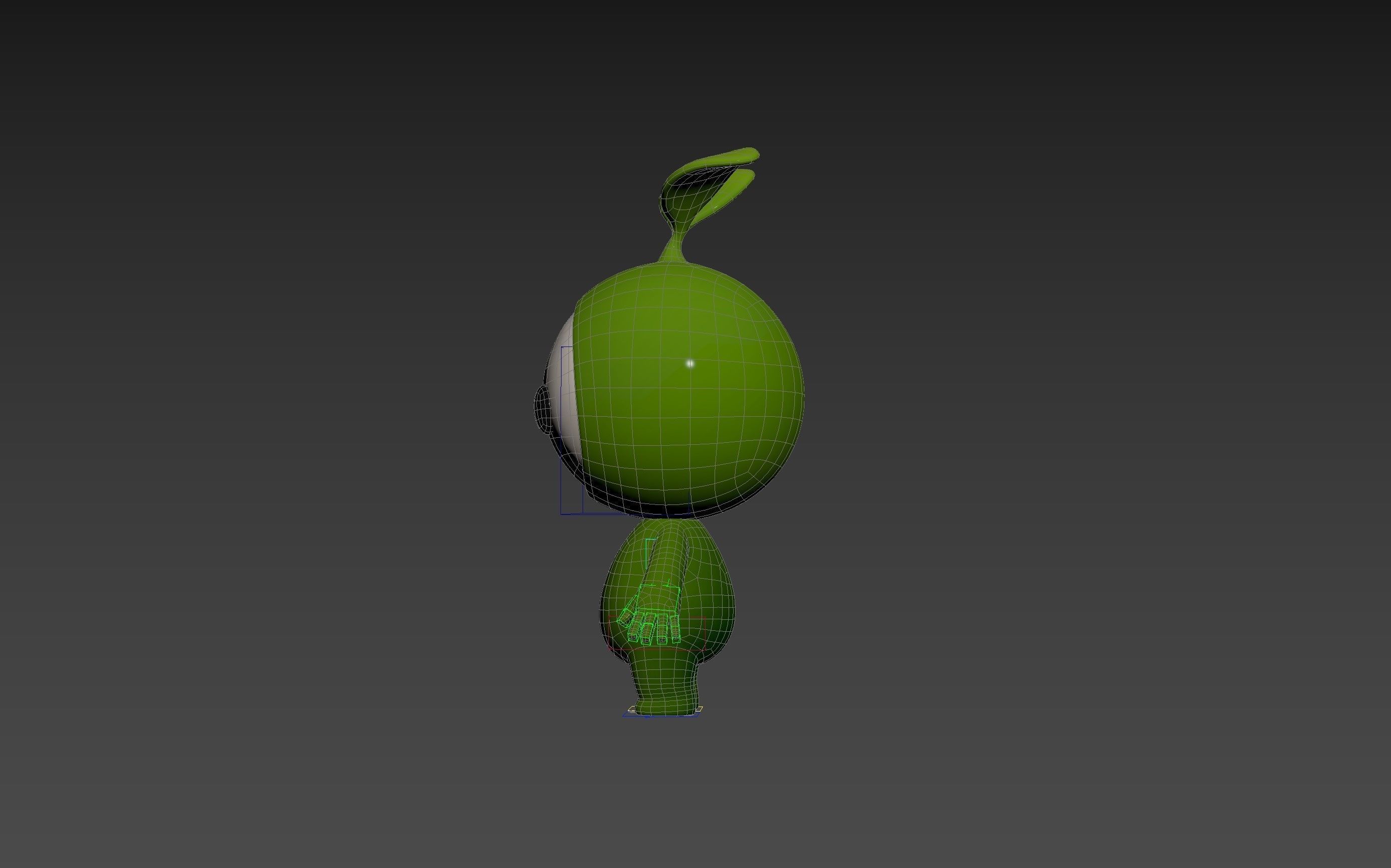 Character181 Rigged Mascot 3D model_26