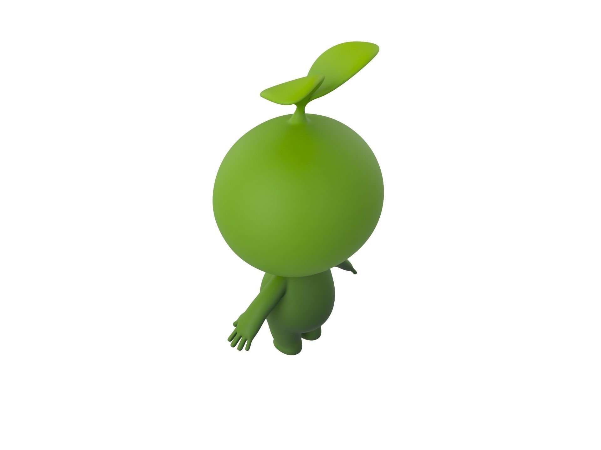 Character181 Rigged Mascot 3D model_13