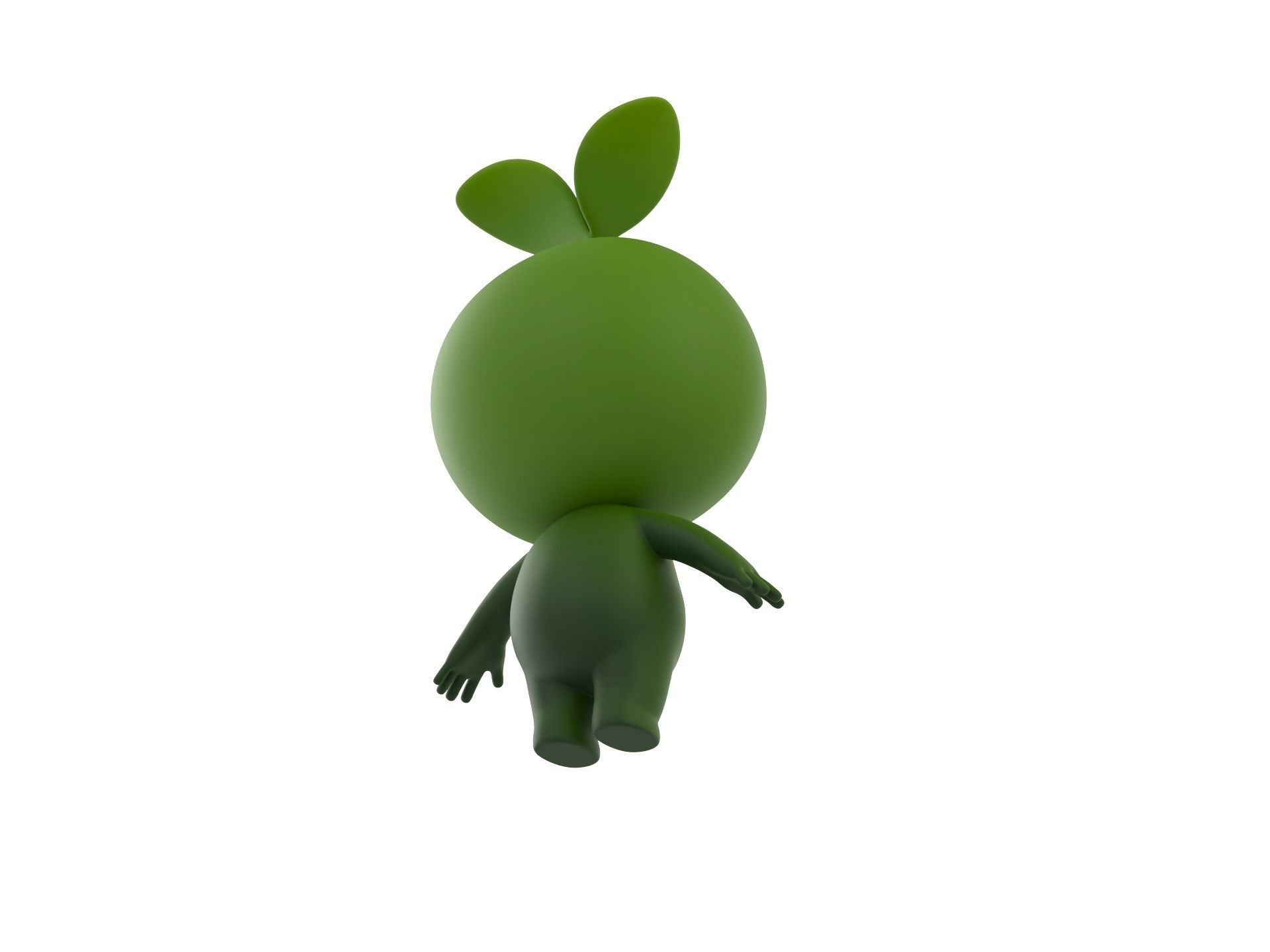 Character181 Rigged Mascot 3D model_11