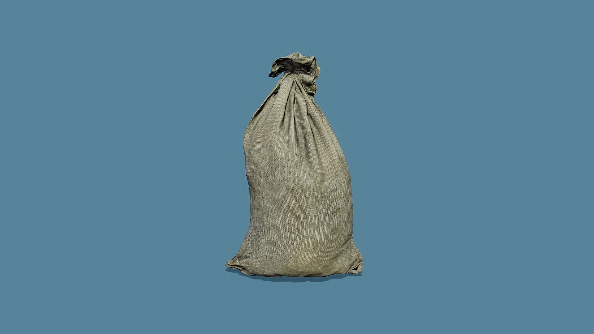 3D Scan Old Bag 02 Free low-poly 3D model_2