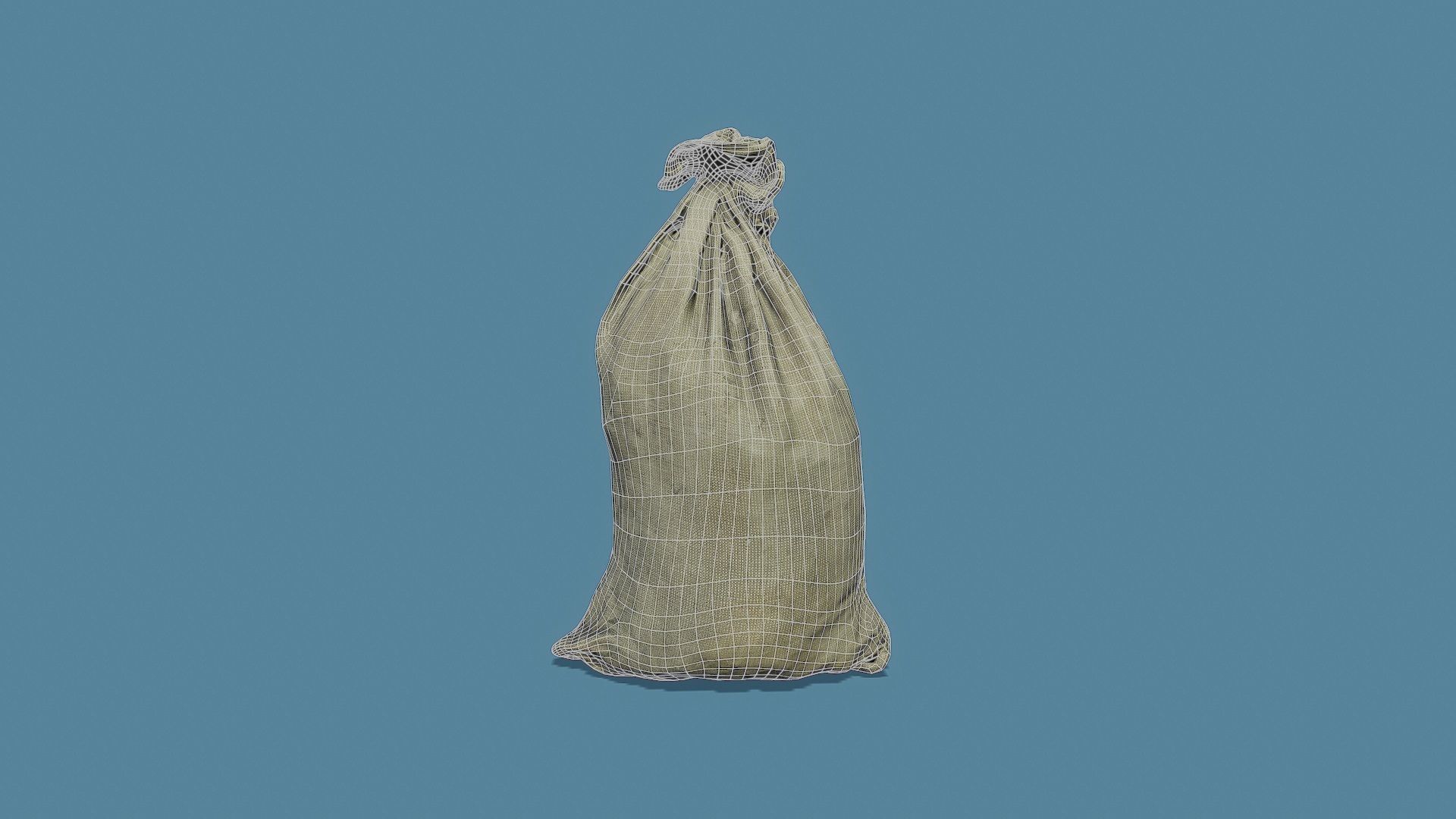3D Scan Old Bag 02 Free low-poly 3D model_3