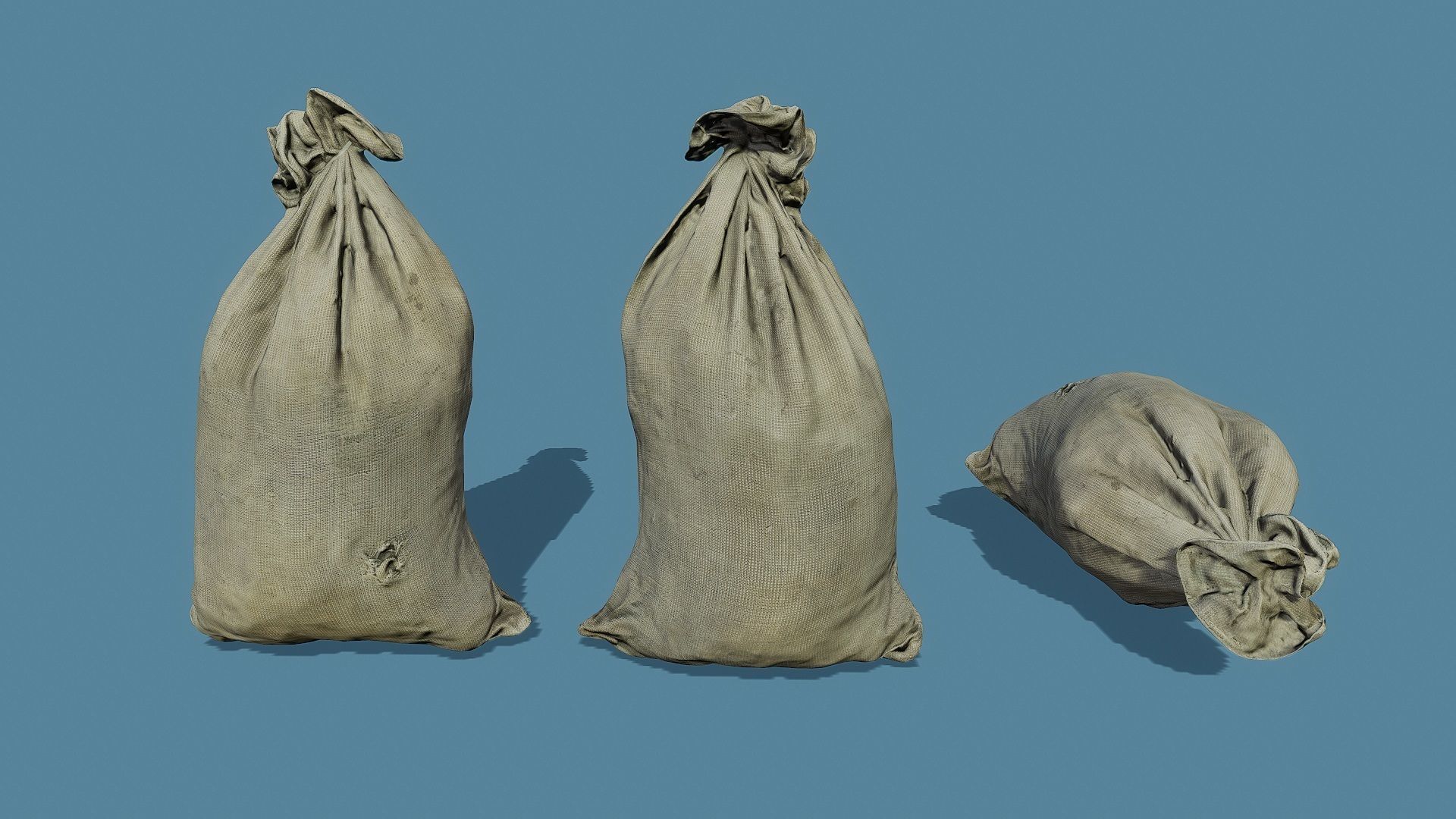 3D Scan Old Bag 02 Free low-poly 3D model_8