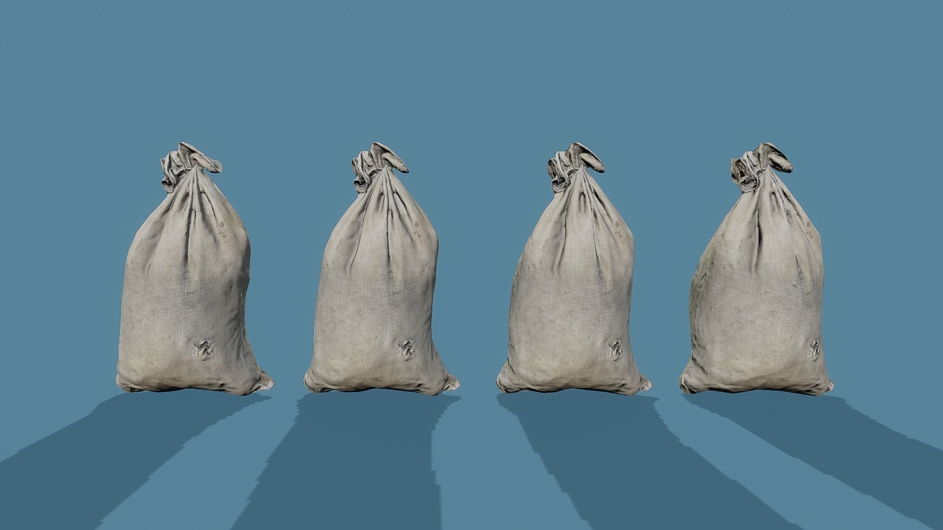 3D Scan Old Bag 02 Free low-poly 3D model_6
