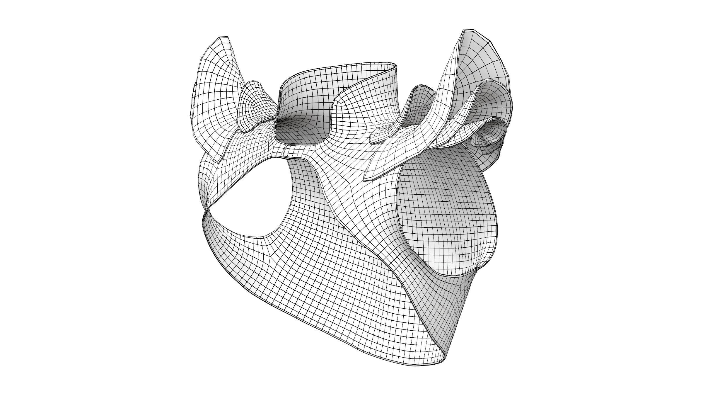 Leather Bolero Low-poly 3D model_8