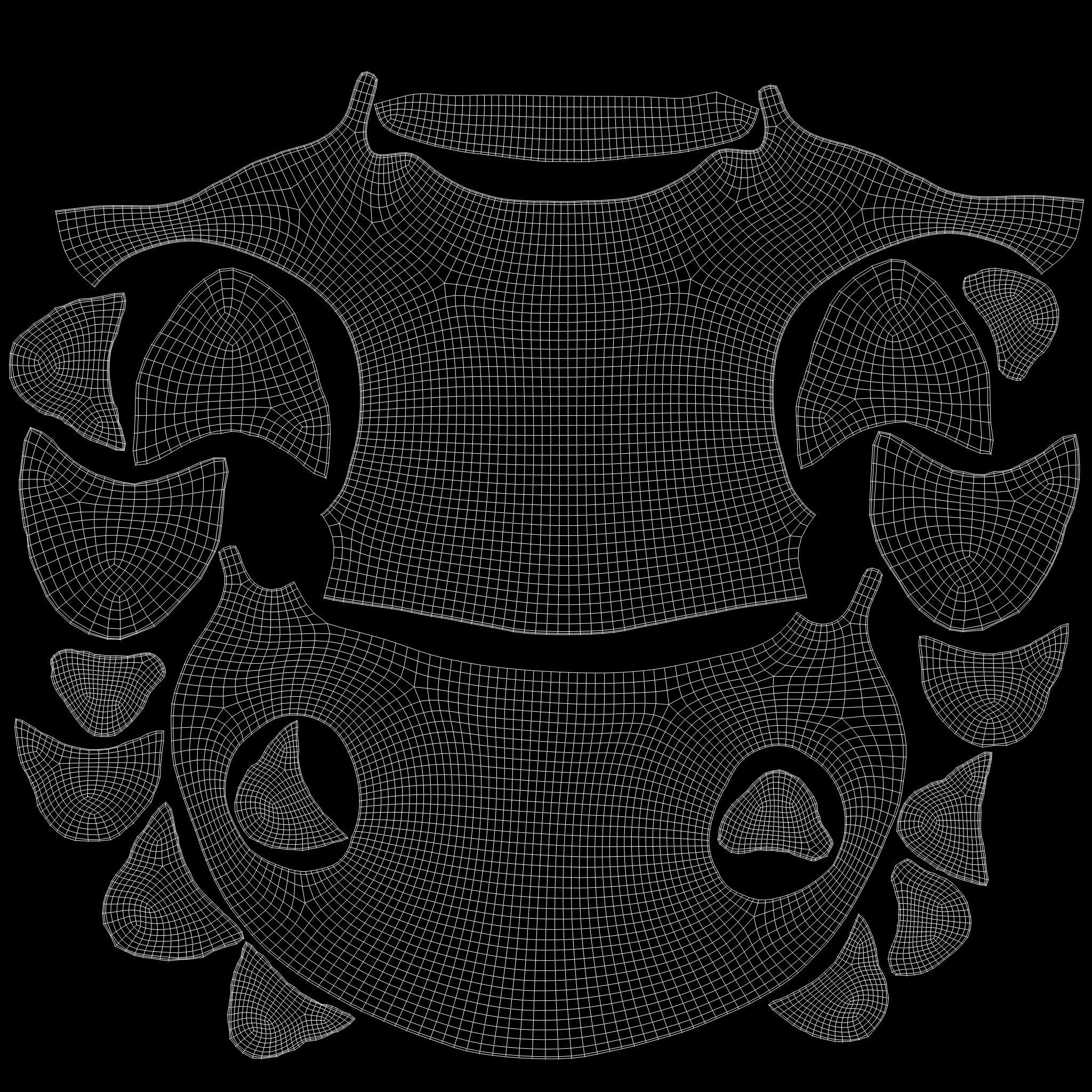 Leather Bolero Low-poly 3D model_13