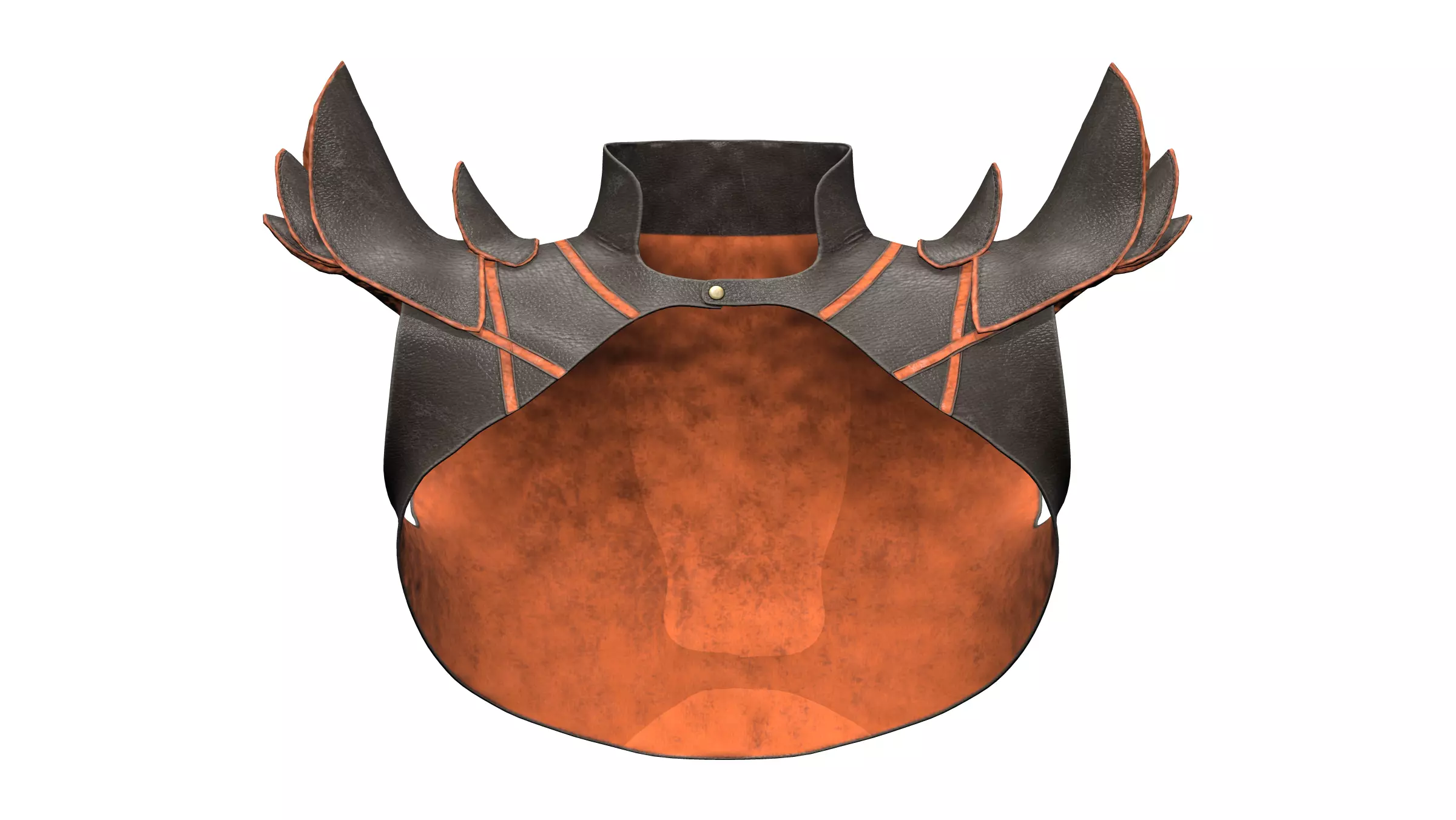 Leather Bolero Low-poly 3D model_0