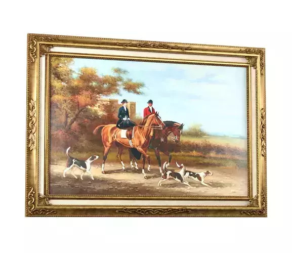 Classic picture gold passepartout Frame