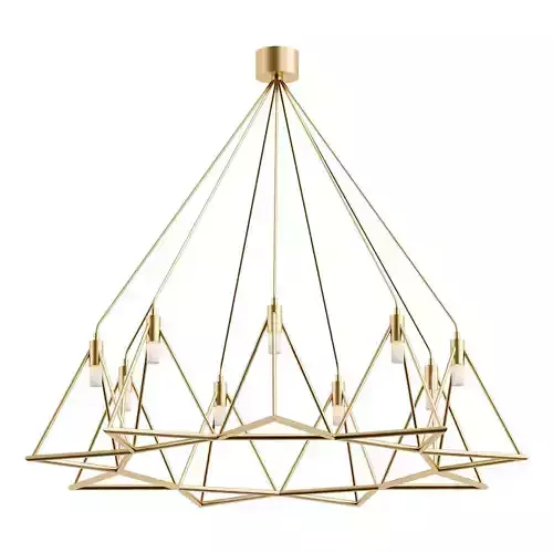 gitter geometric chandelier