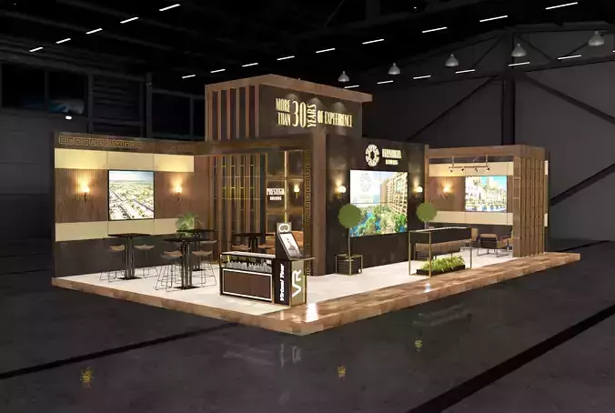 exhibition trade show stand 8mx14m