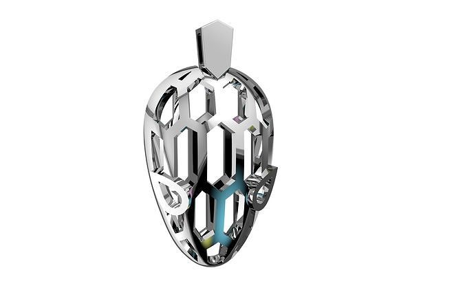 Snakehead Pendant  3D print model