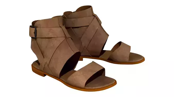 Ankle Wrap Flat Sandals