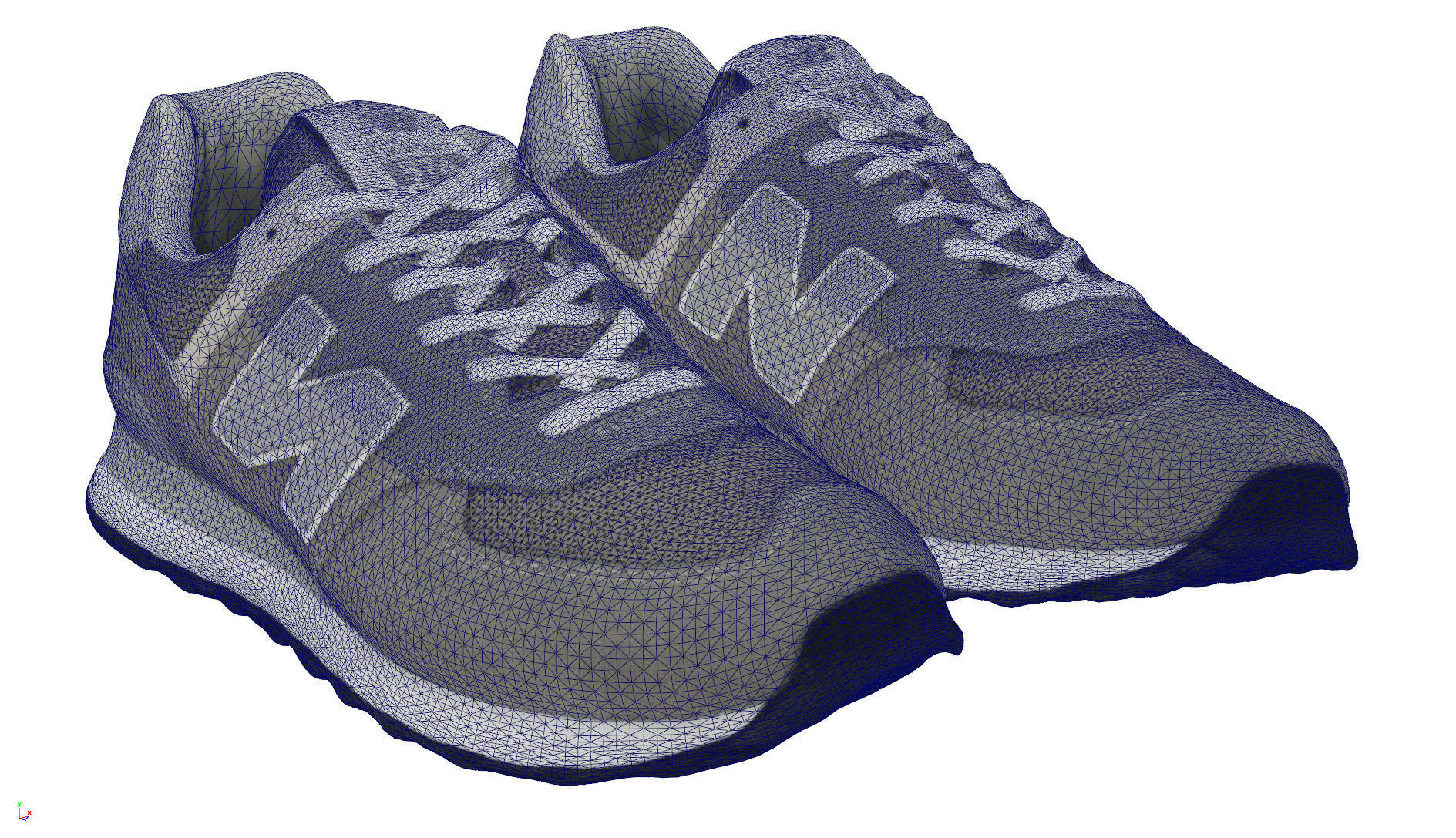 New Balance 574 fashion sneaker 3D model_10