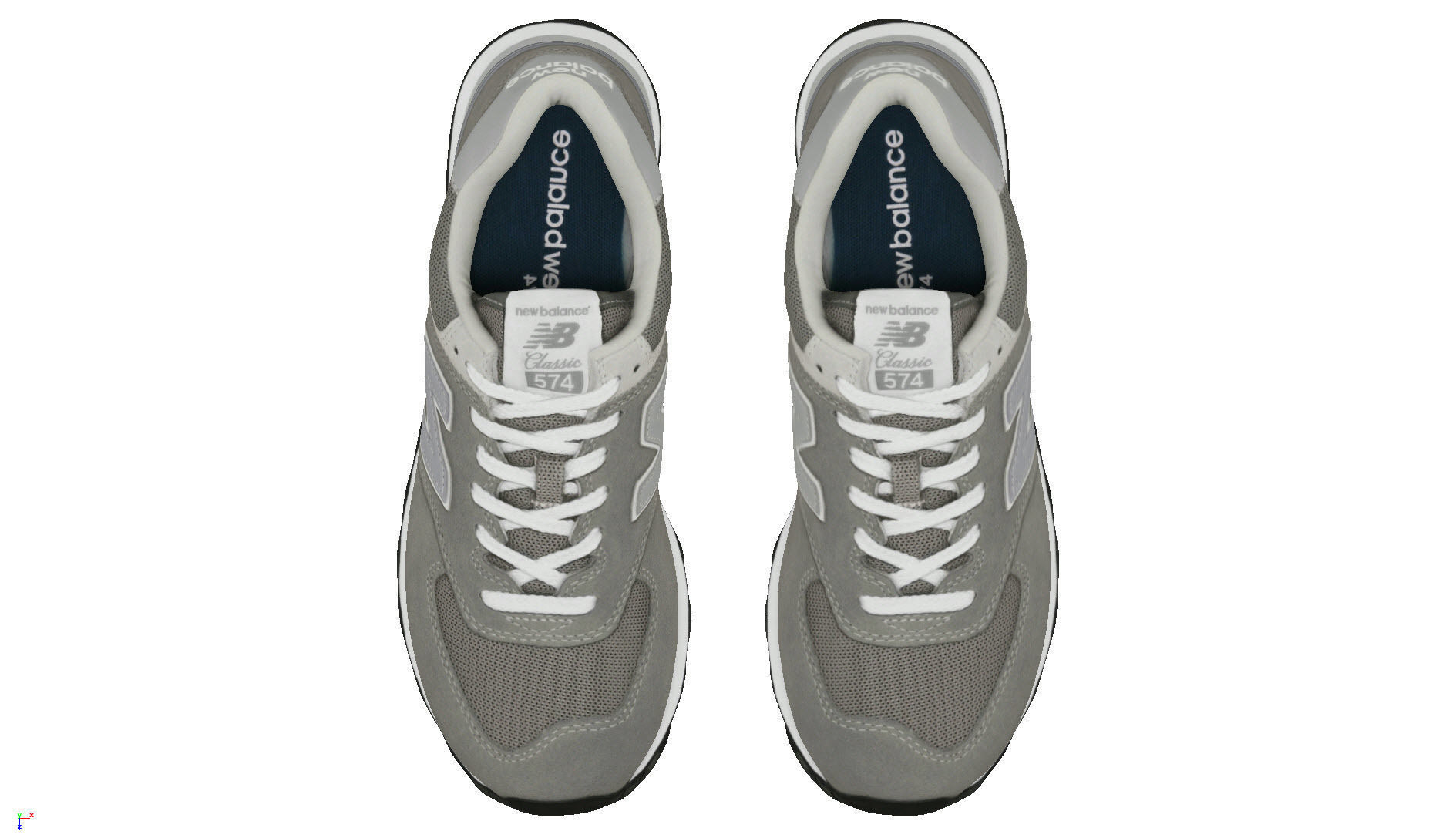 New Balance 574 fashion sneaker 3D model_3