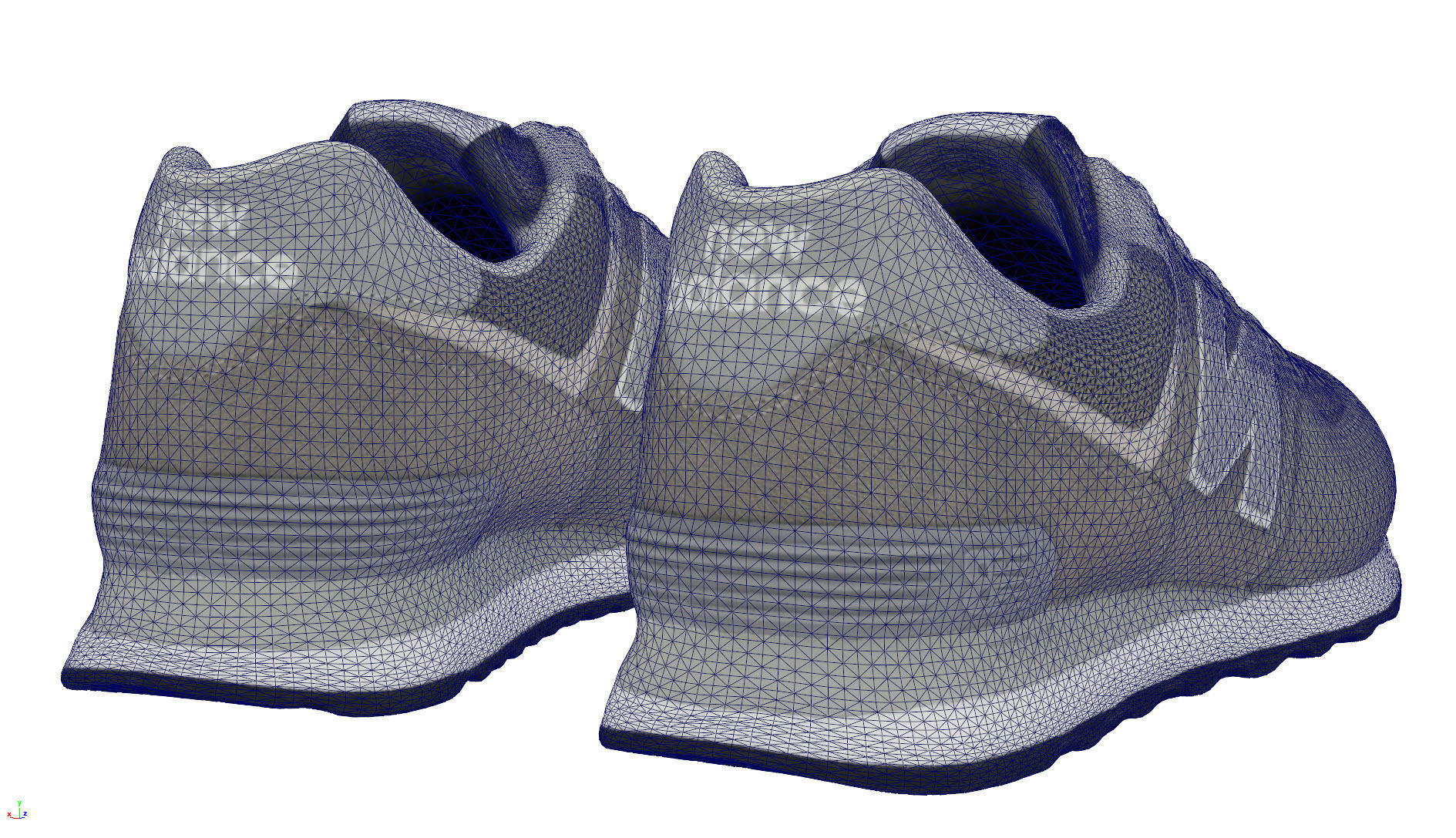 New Balance 574 fashion sneaker 3D model_11