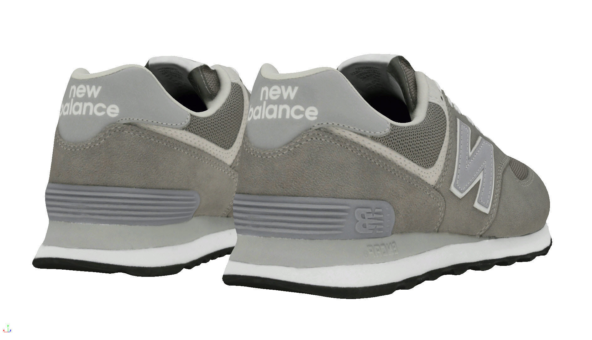New Balance 574 fashion sneaker 3D model_4