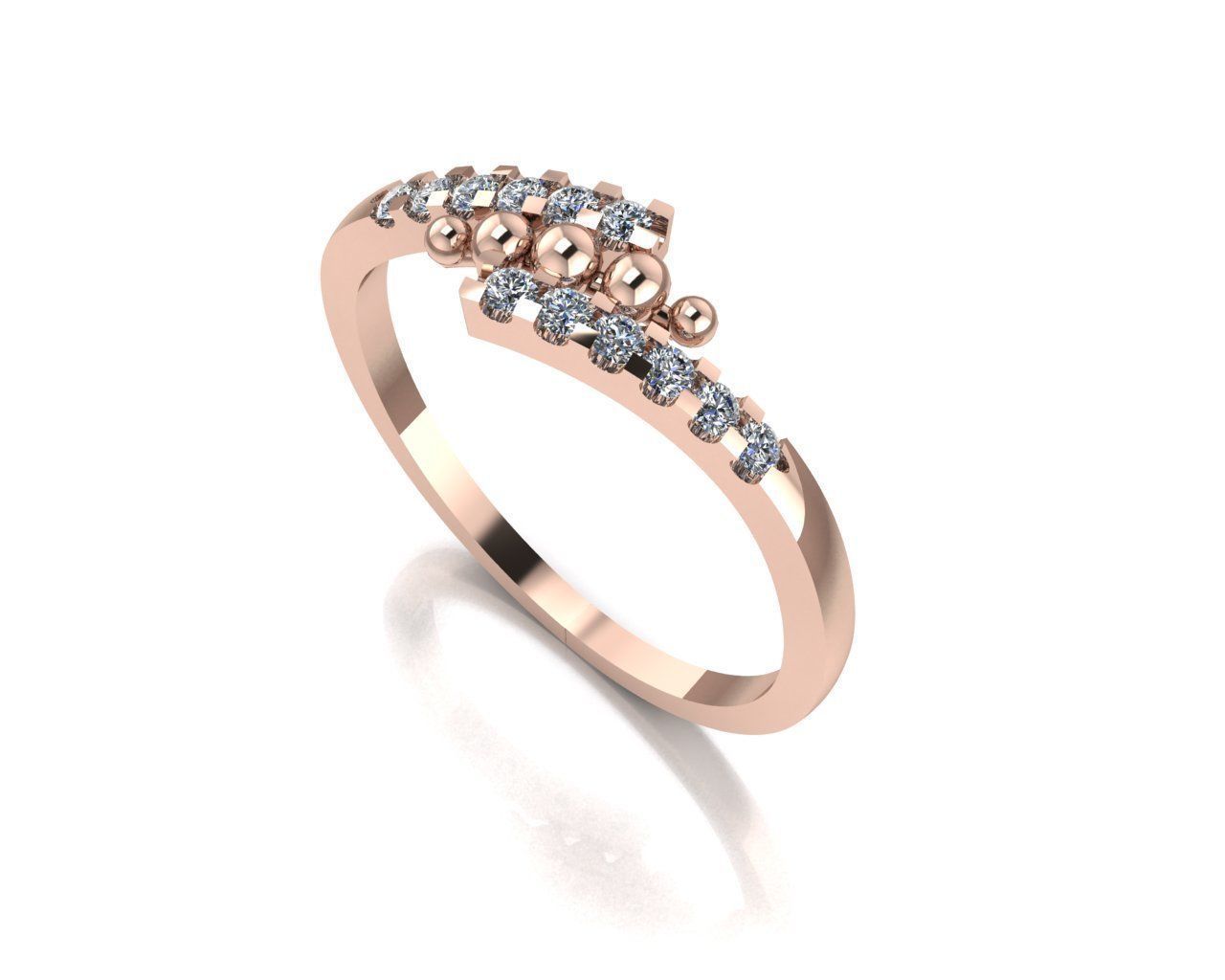 Women Ring  3D print model_1
