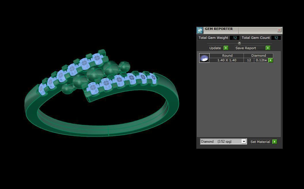 Women Ring  3D print model_6