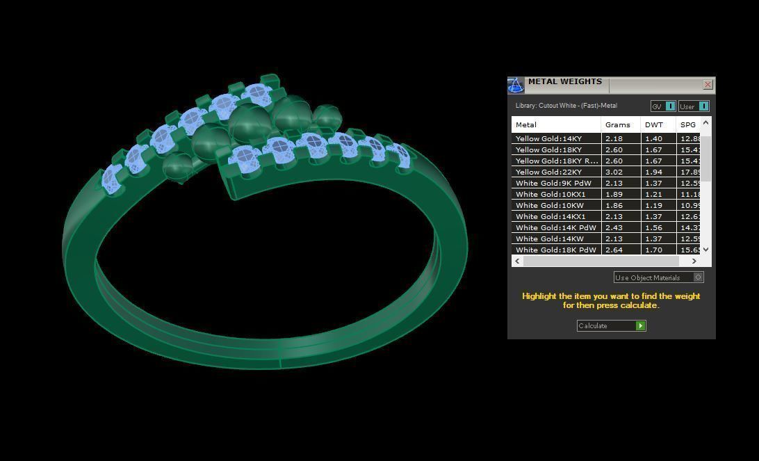 Women Ring  3D print model_7