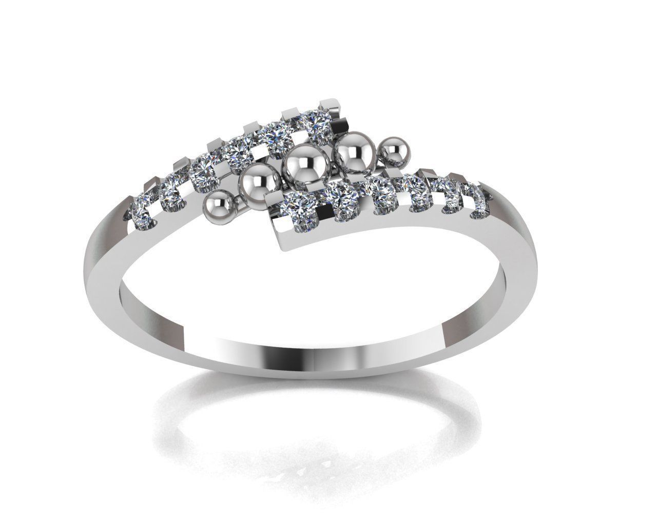 Women Ring  3D print model_5