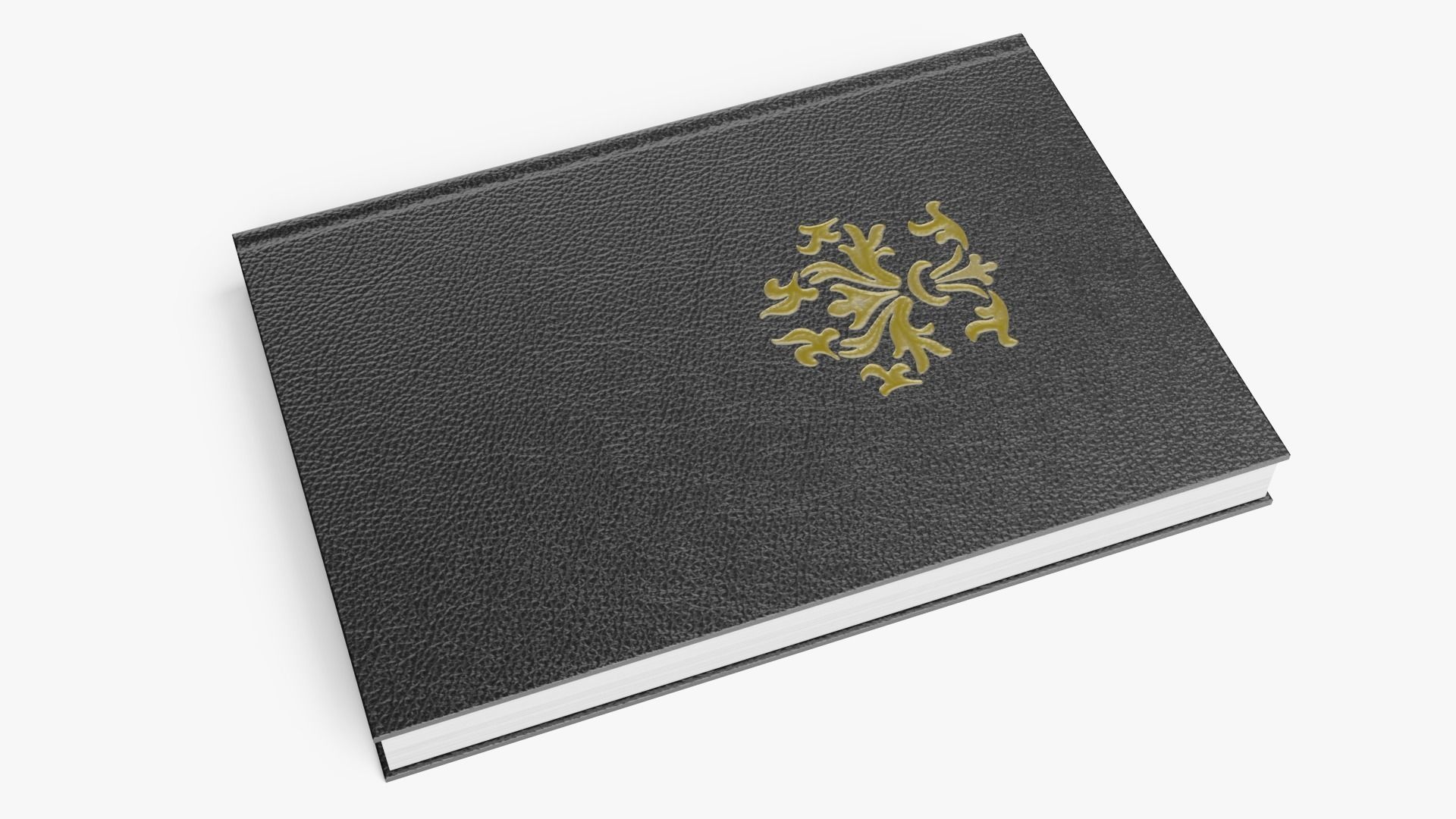 Black Book Low-poly 3D model_1