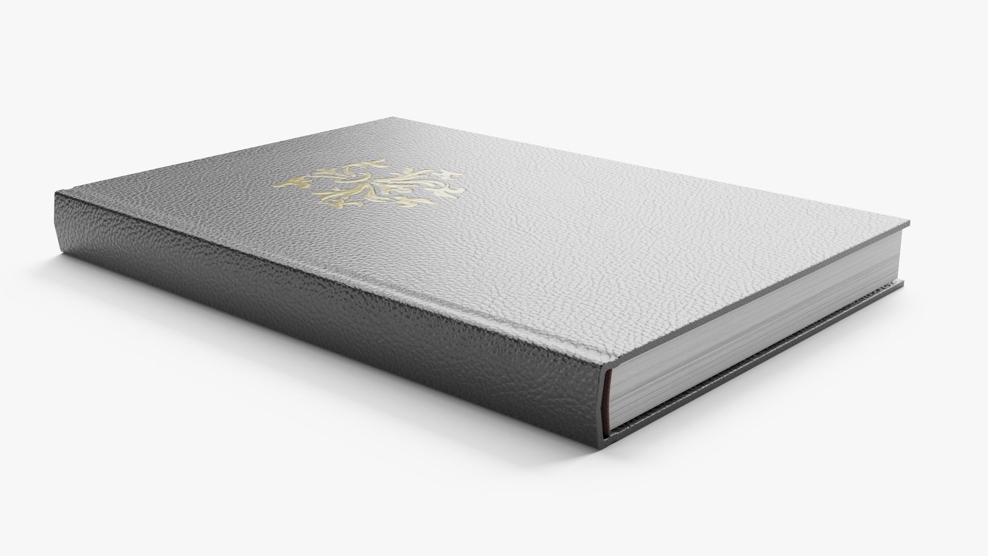 Black Book Low-poly 3D model_4