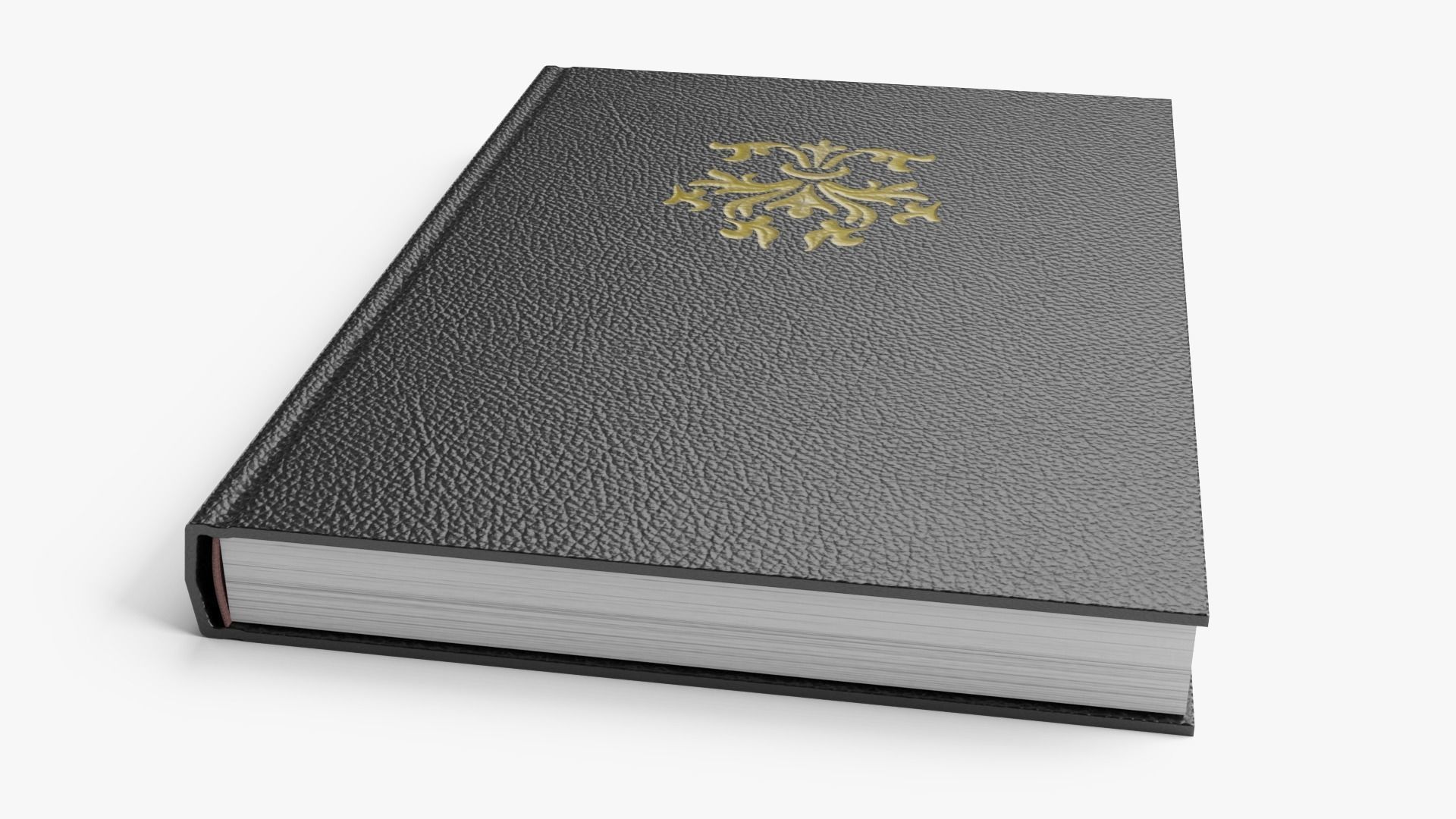 Black Book Low-poly 3D model_2