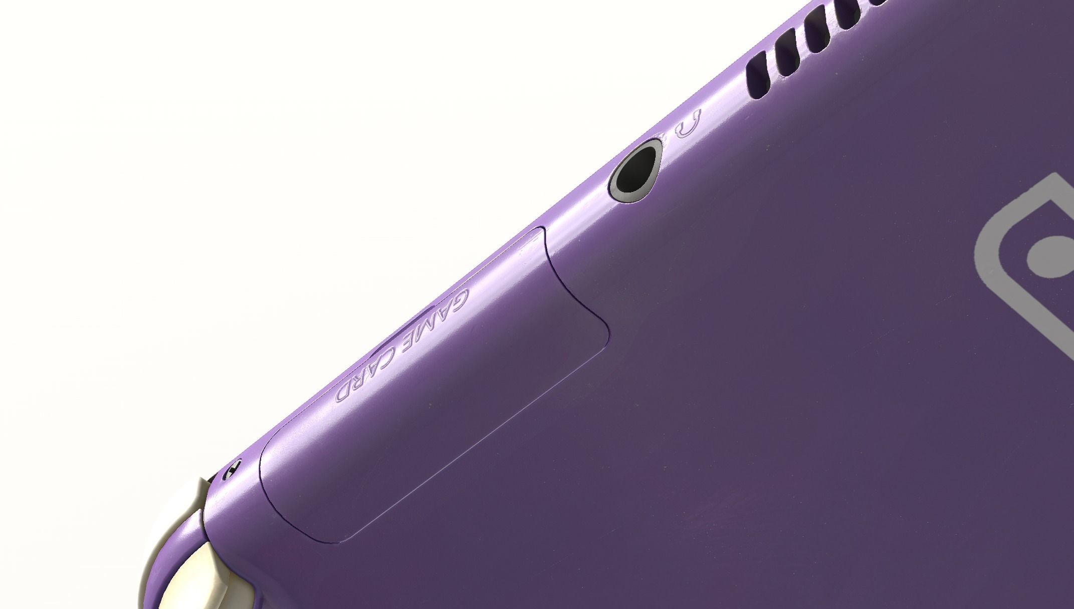 Nintendo Switch Lite - realistically wear and tear Low-poly 3D model_4