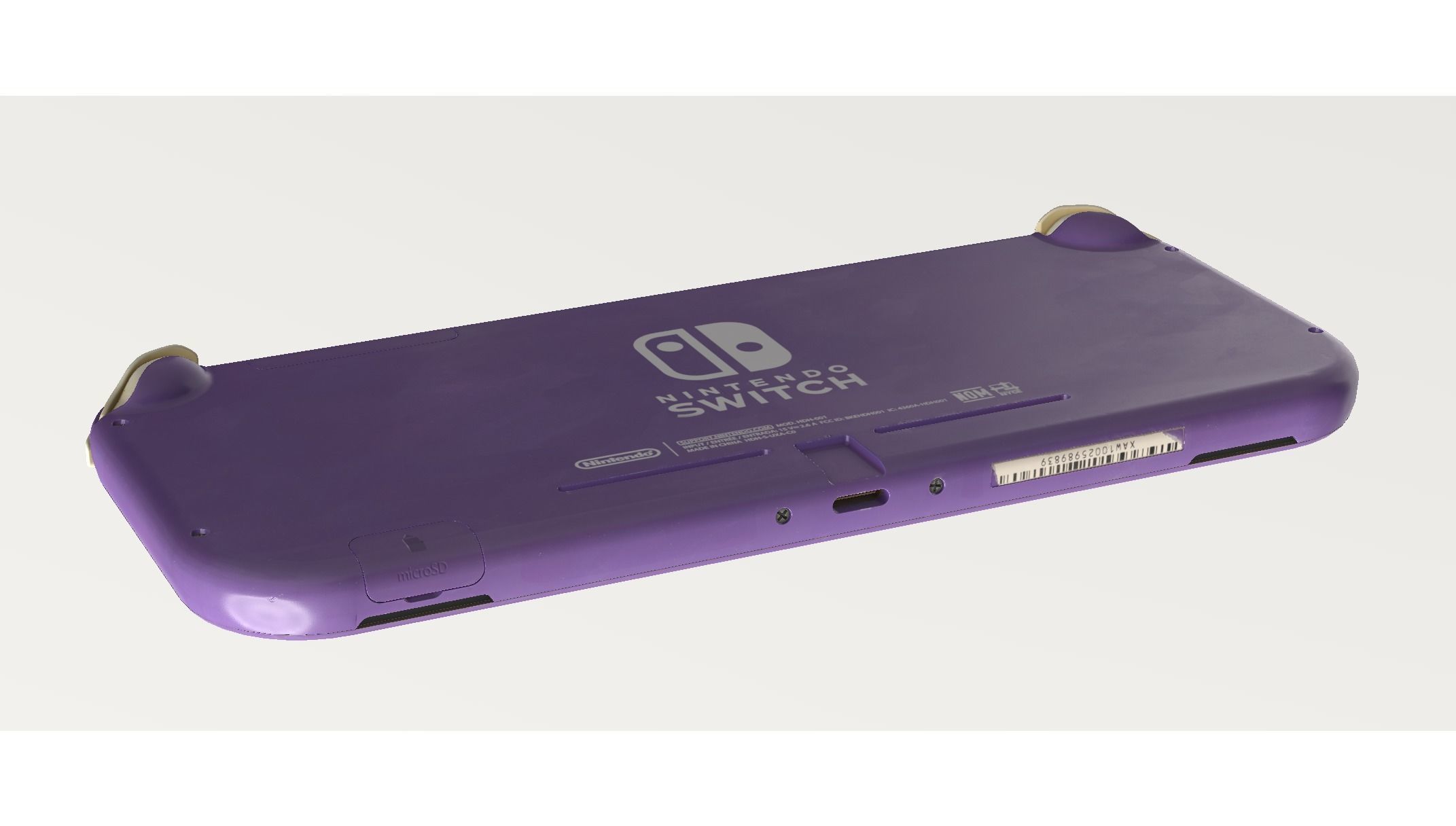 Nintendo Switch Lite - realistically wear and tear Low-poly 3D model_6