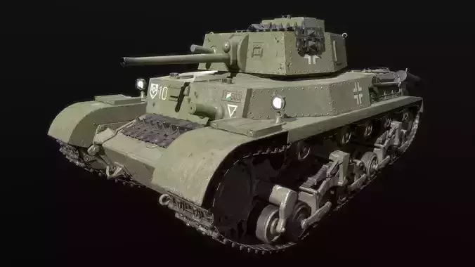 40M Turan  Low-poly 3D model