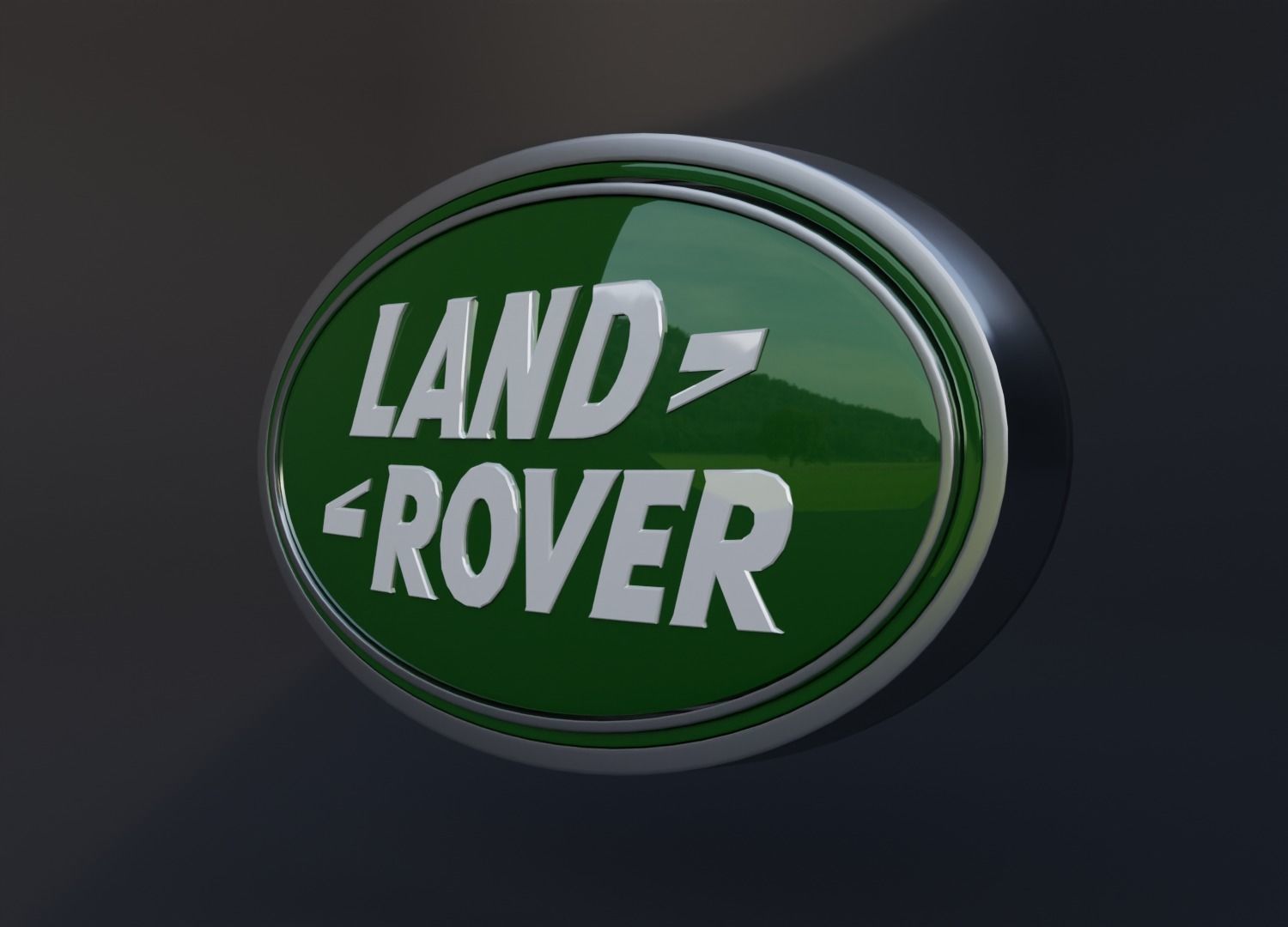 Land Rover Emblem Low-poly 3D model_10