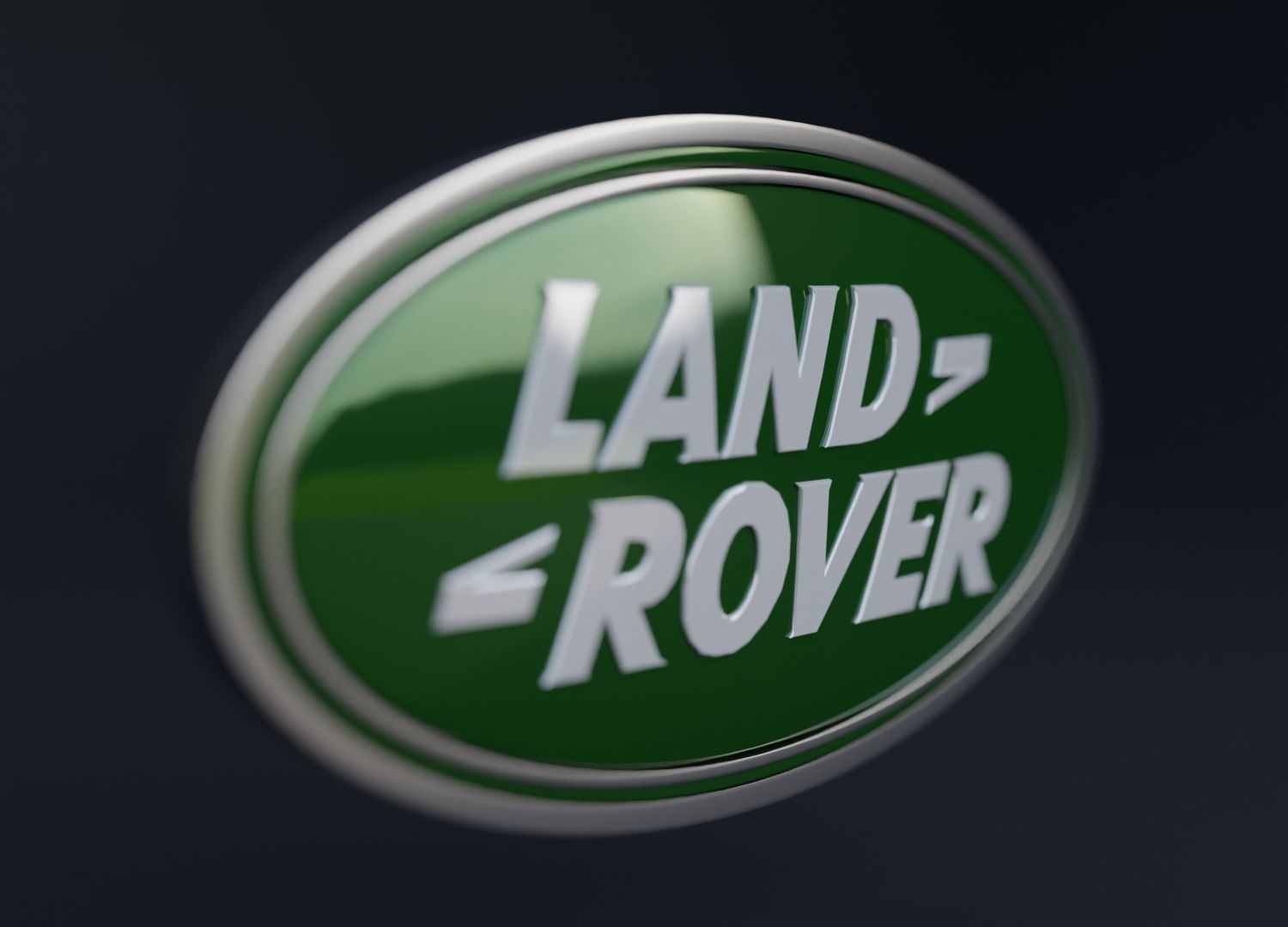 Land Rover Emblem Low-poly 3D model_8