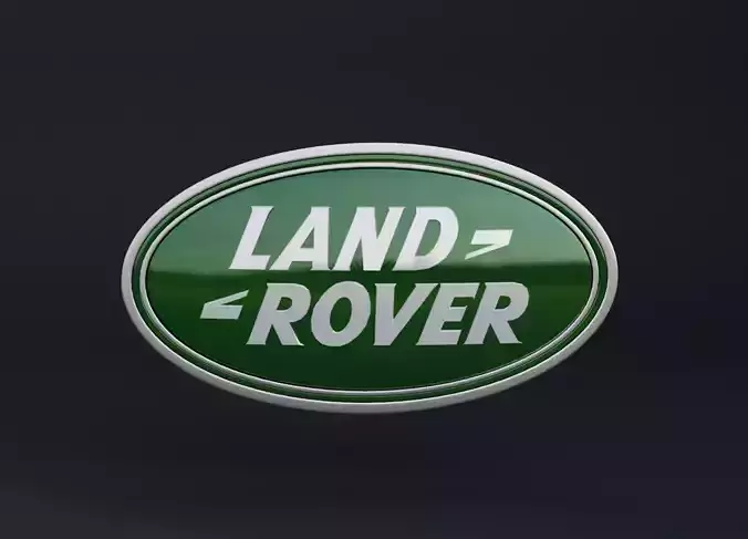 Land Rover Emblem Low-poly 3D model