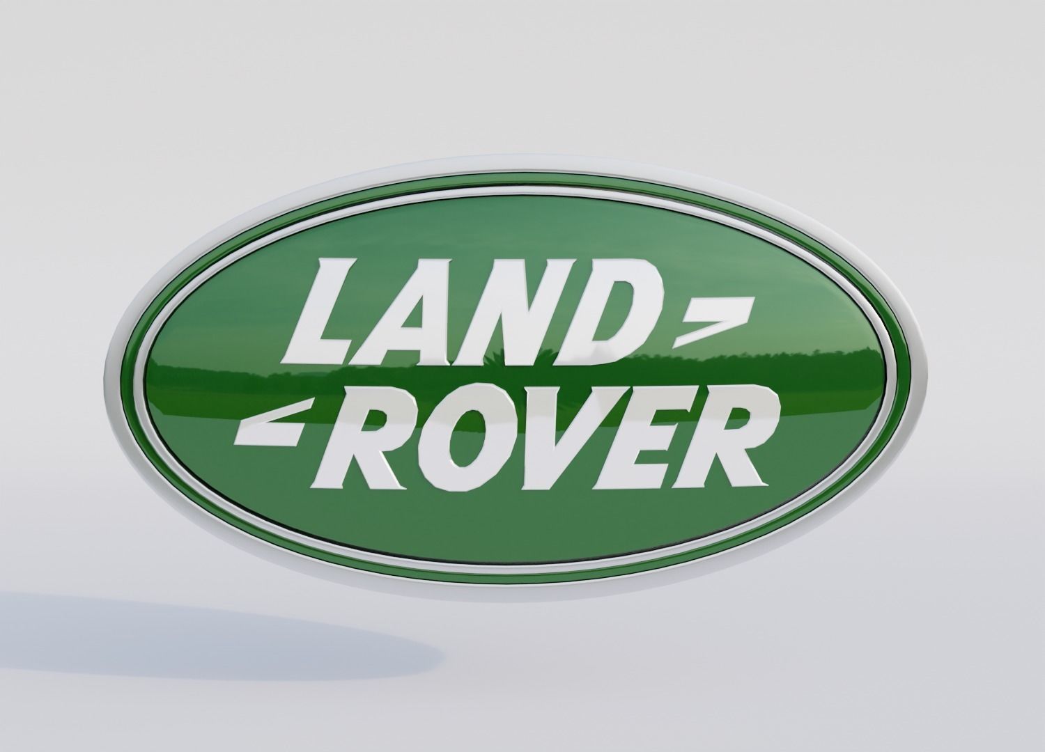 Land Rover Emblem Low-poly 3D model_3